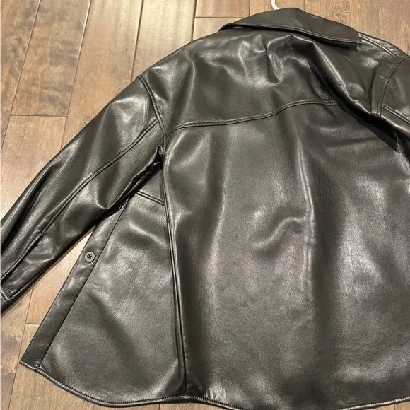 Aritzia Babaton Black Leather Jacket - Picture 5 of 5